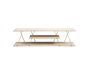 Hanah Home Soporte de TV Canaz - Gold, Travertine
